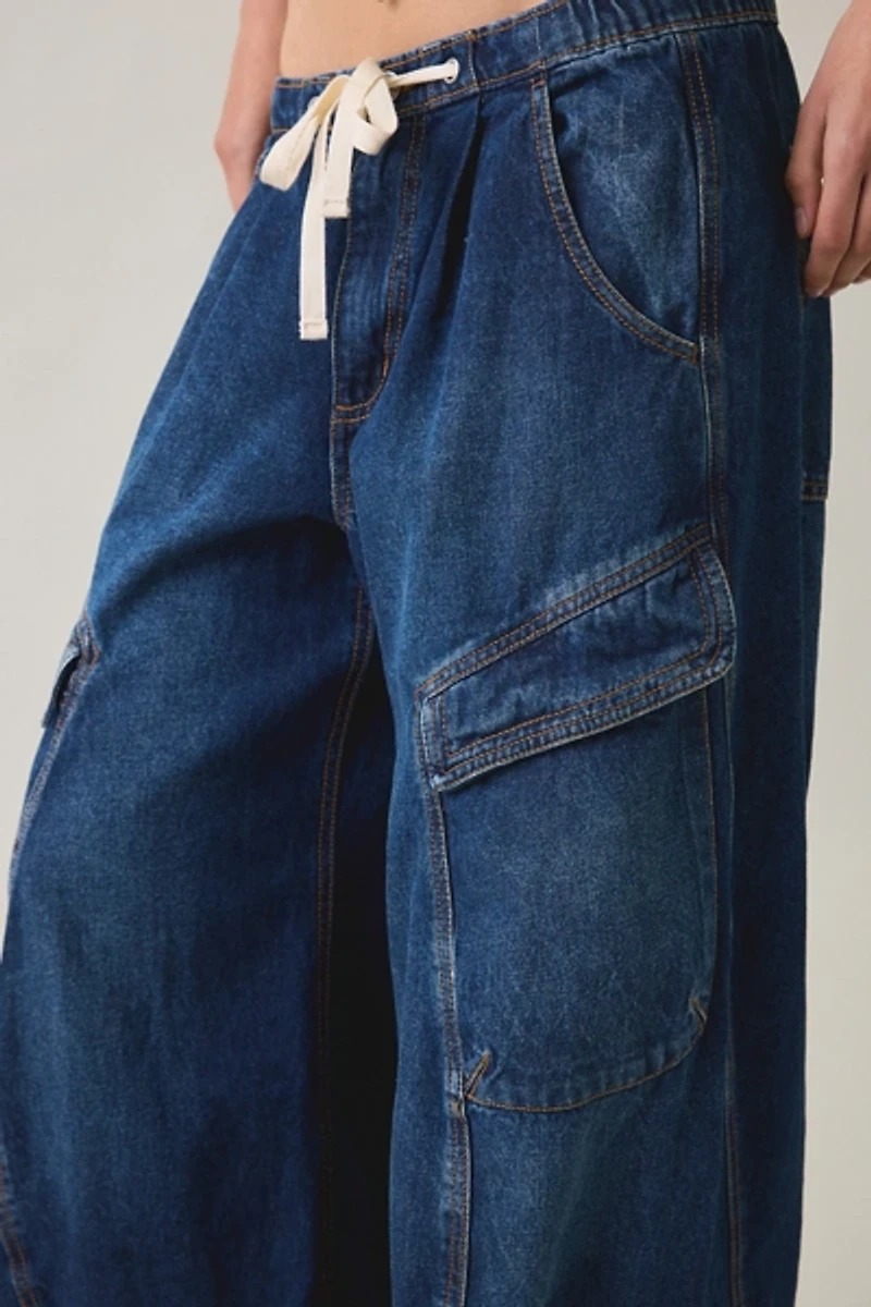 BDG Station Cocoon Baggy Barrel Leg Cargo Jeans