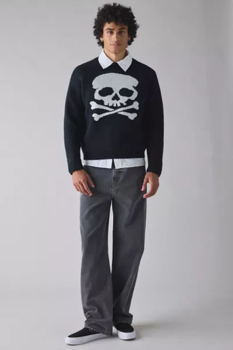 UO Graphic Knit Crew Neck Sweater