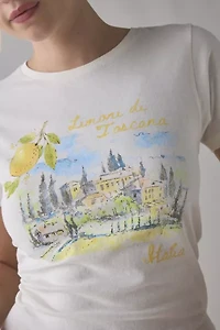 Lemon De Toscana Graphic Baby Tee