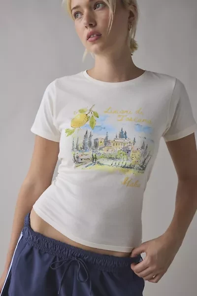 Lemon De Toscana Graphic Baby Tee