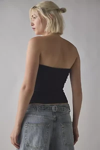UO Evie Ruched Cutout Tube Top