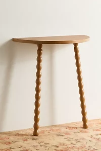 Willow Wood Wall-Mounted Entryway Table