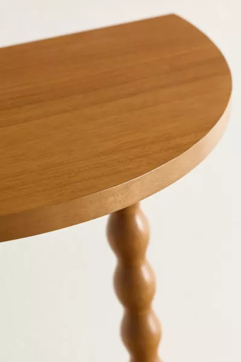 Willow Wood Wall-Mounted Entryway Table