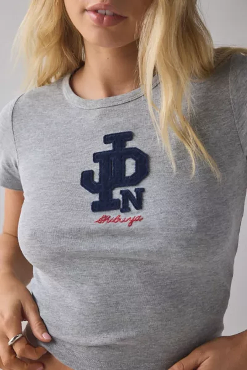 Japan Applique Graphic Baby Tee