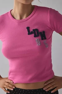London 95 Applique Graphic Baby Tee