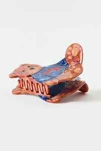 Solar Eclipse Hand Painted Claw Clip