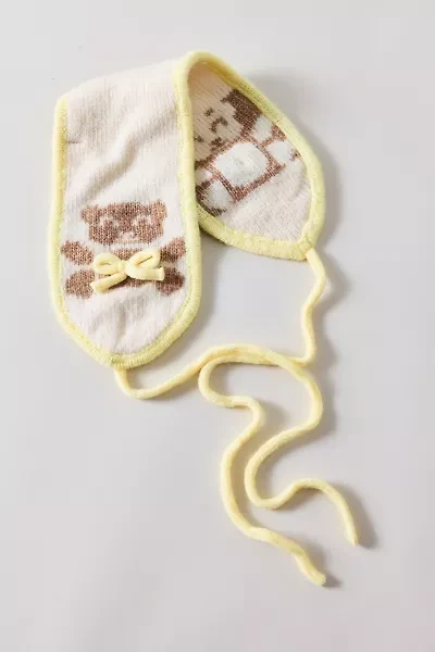 Teddy Pattern Bonnet