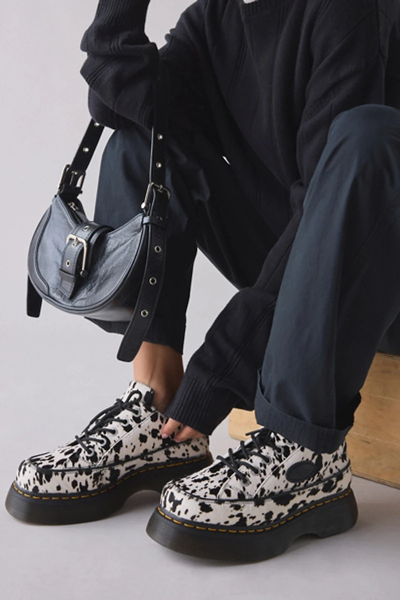 Dr. Martens Women's Buzz Hair-On Cow Print Shoe