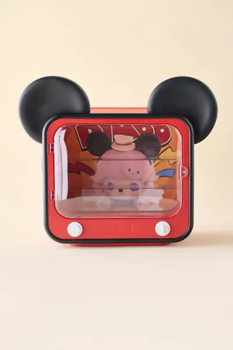 POP MART DIMOO WORLD X Disney Series TV Set Luminous Display Container