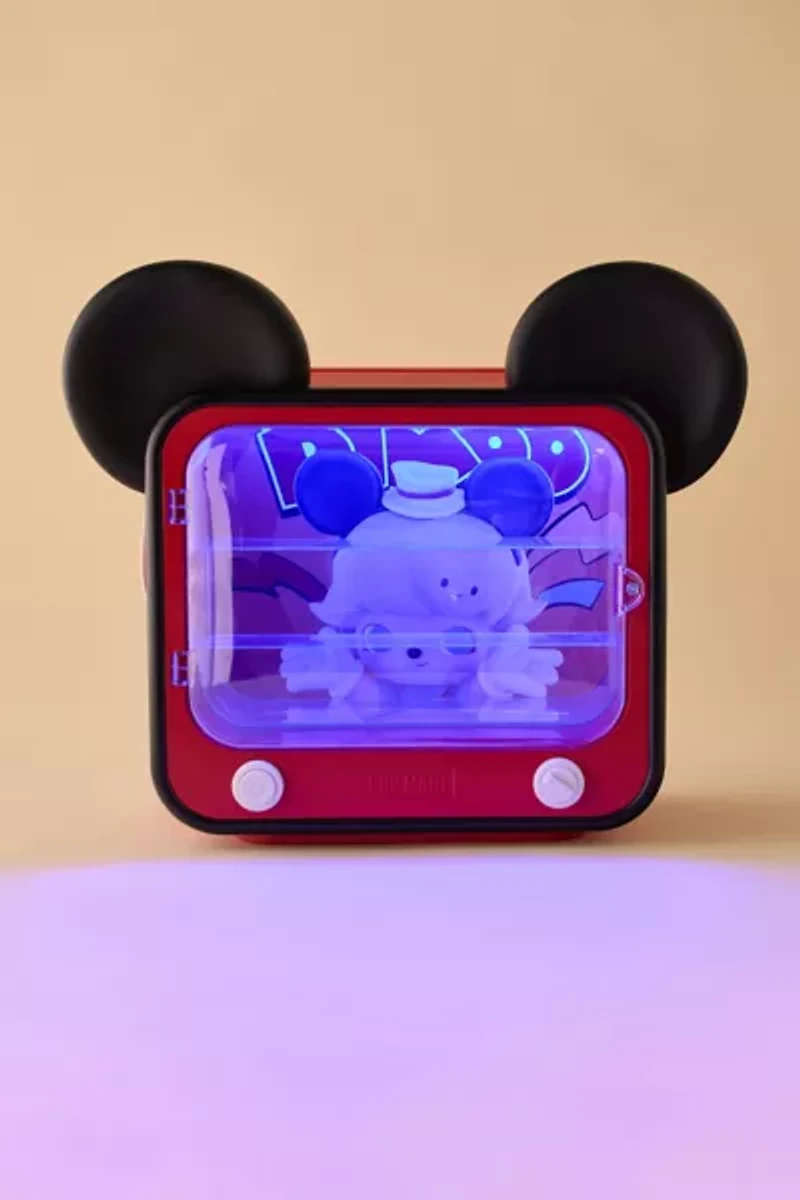 POP MART DIMOO WORLD X Disney Series TV Set Luminous Display Container