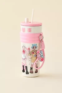 POP MART Peach Riot Rush Hour Series Straw Tumbler Cup