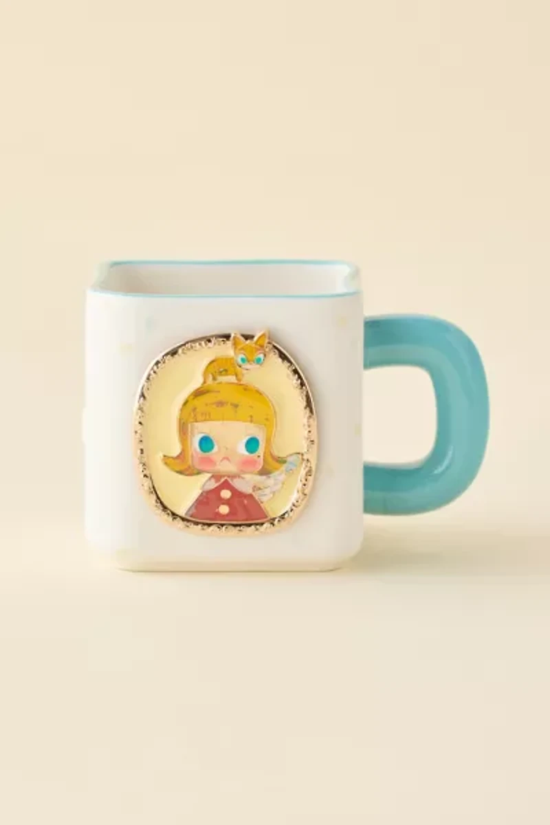POP MART Molly Anniversary Statues Classical Retro 2 Series Picture Frame Ceramic Mug