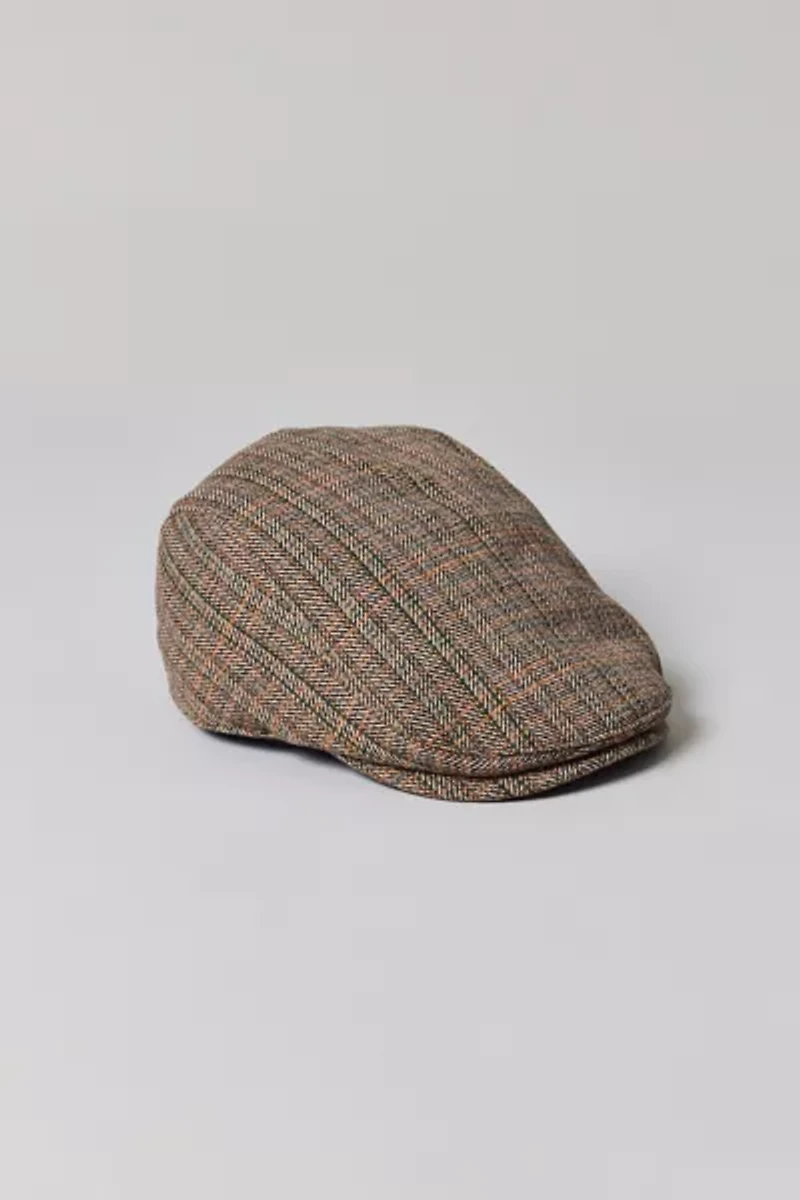 Houndstooth Newsboy Hat