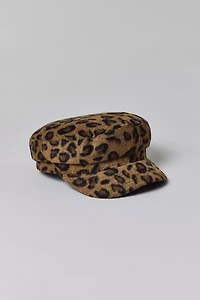 Leopard Cabbie Hat