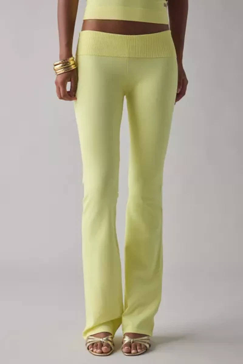 I.AM.GIA Morgana 2.0 Foldover Low-Rise Flare Pant