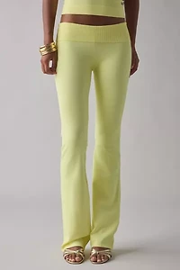 I.AM.GIA Morgana 2.0 Foldover Low-Rise Flare Pant