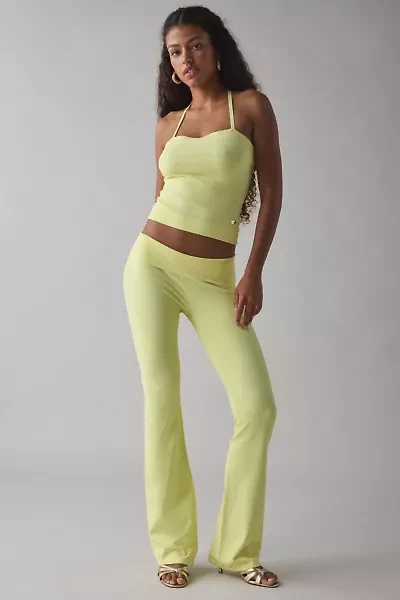 I.AM.GIA Morgana 2.0 Foldover Low-Rise Flare Pant