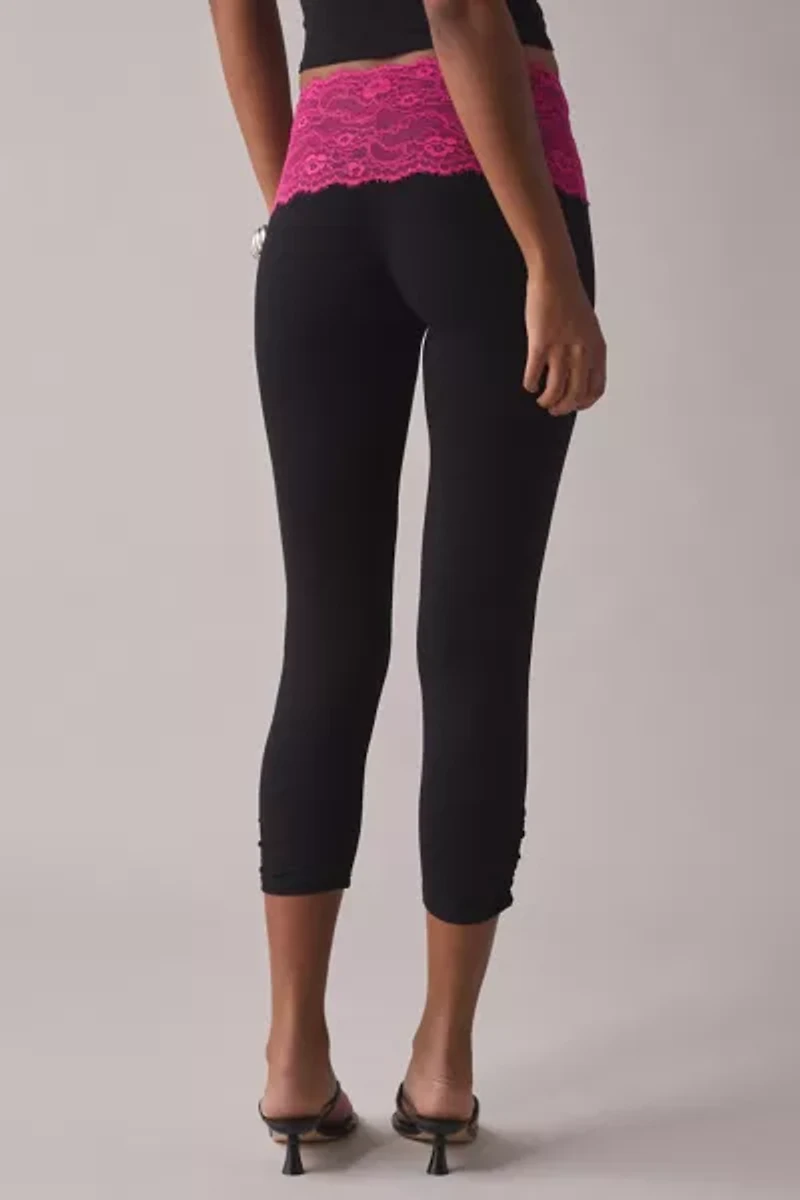 I.AM.GIA Adella Lace Trim Capri Pant