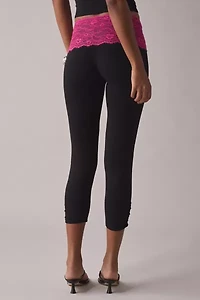 I.AM.GIA Adella Lace Trim Capri Pant