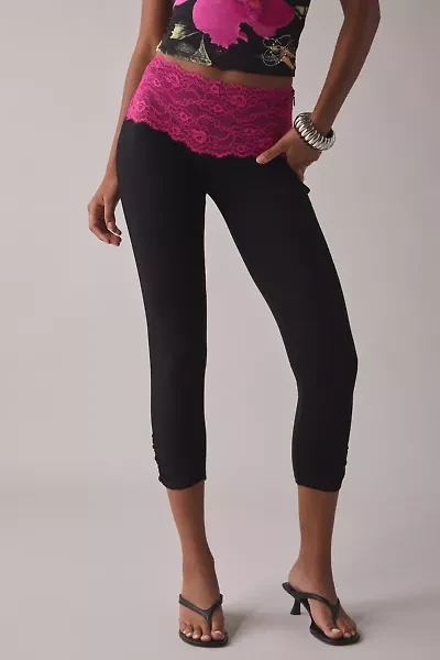 I.AM.GIA Adella Lace Trim Capri Pant