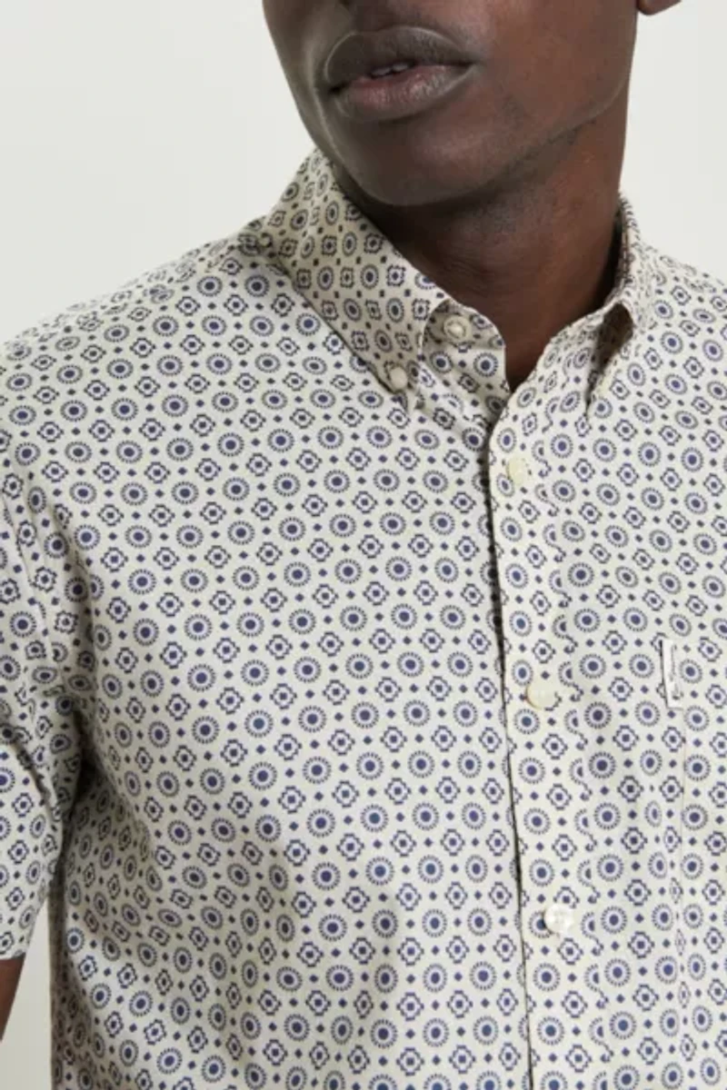 Ben Sherman Block Geo Button Down Shirt