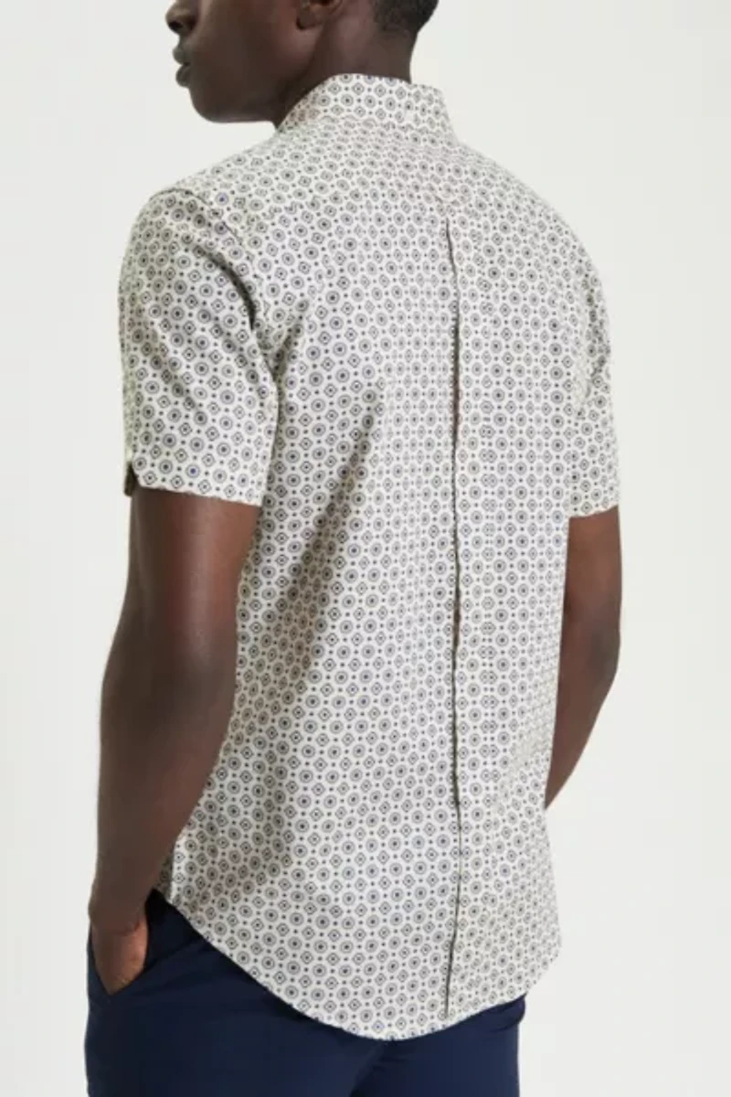 Ben Sherman Block Geo Button Down Shirt