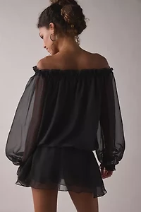 I.AM.GIA Jazmin Ruffle Chiffon Playsuit