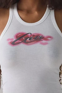 I.AM.GIA Penelope Graphic Cropped Tank Top