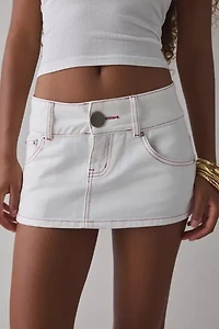 I.AM.GIA Moxie Low-Rise Denim Mini Skirt