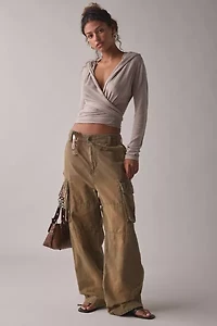 I.AM.GIA. Irina Hooded Wrap Knit Top