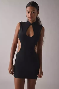 I.AM.GIA. Larissa Keyhole Strappy Open-Back Bodycon Mini Dress