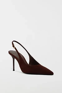 Schutz Alicia Suede Sling Heel
