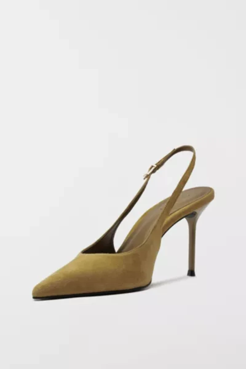 Schutz Alicia Suede Sling Heel