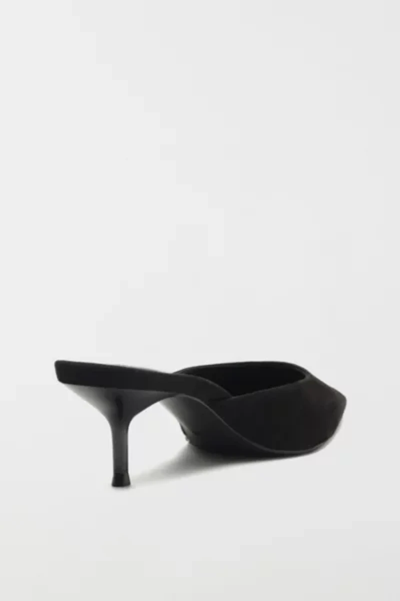 Schutz Julie Suede Kitten Heel Mule