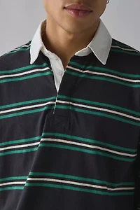 UO Striped Long Sleeve Rugby Tee