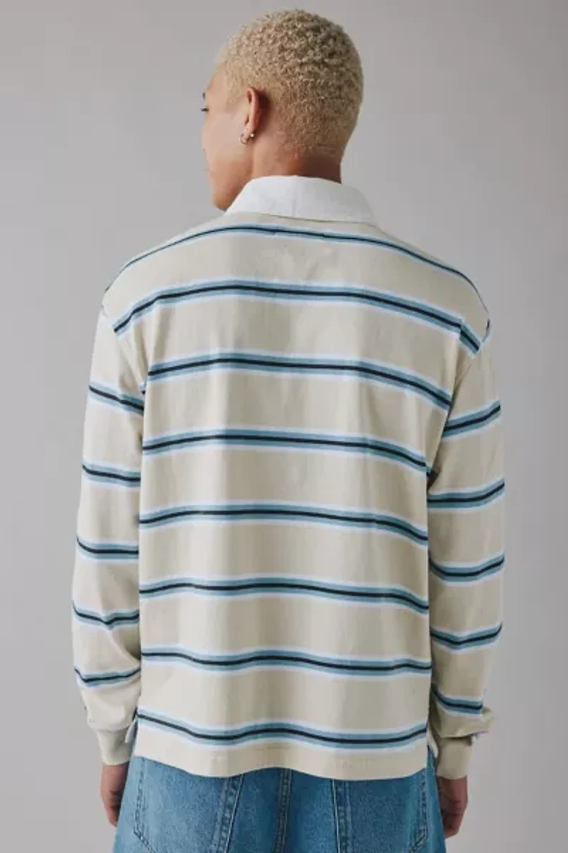 UO Striped Long Sleeve Rugby Tee