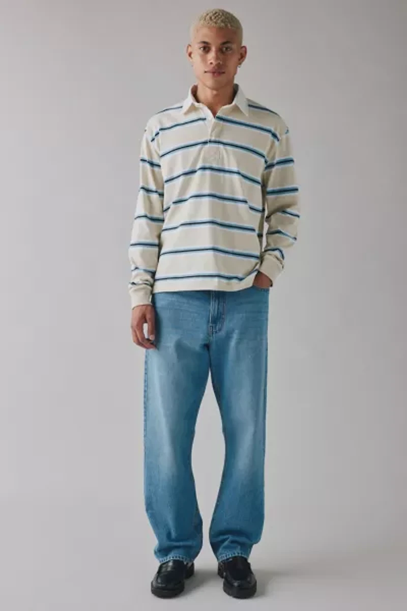 UO Striped Long Sleeve Rugby Tee