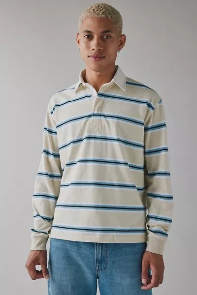 UO Striped Long Sleeve Rugby Tee