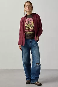 Stranger Things Graphic Vintage Washed Oversized Tee