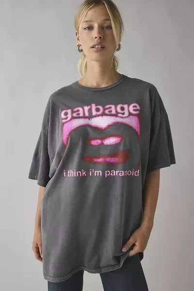 Garbage Band Paranoid Graphic T-Shirt Dress