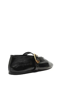 Schutz Courtney Buckle Ballet Flat