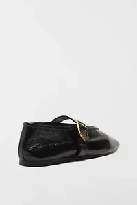Schutz Courtney Buckle Ballet Flat