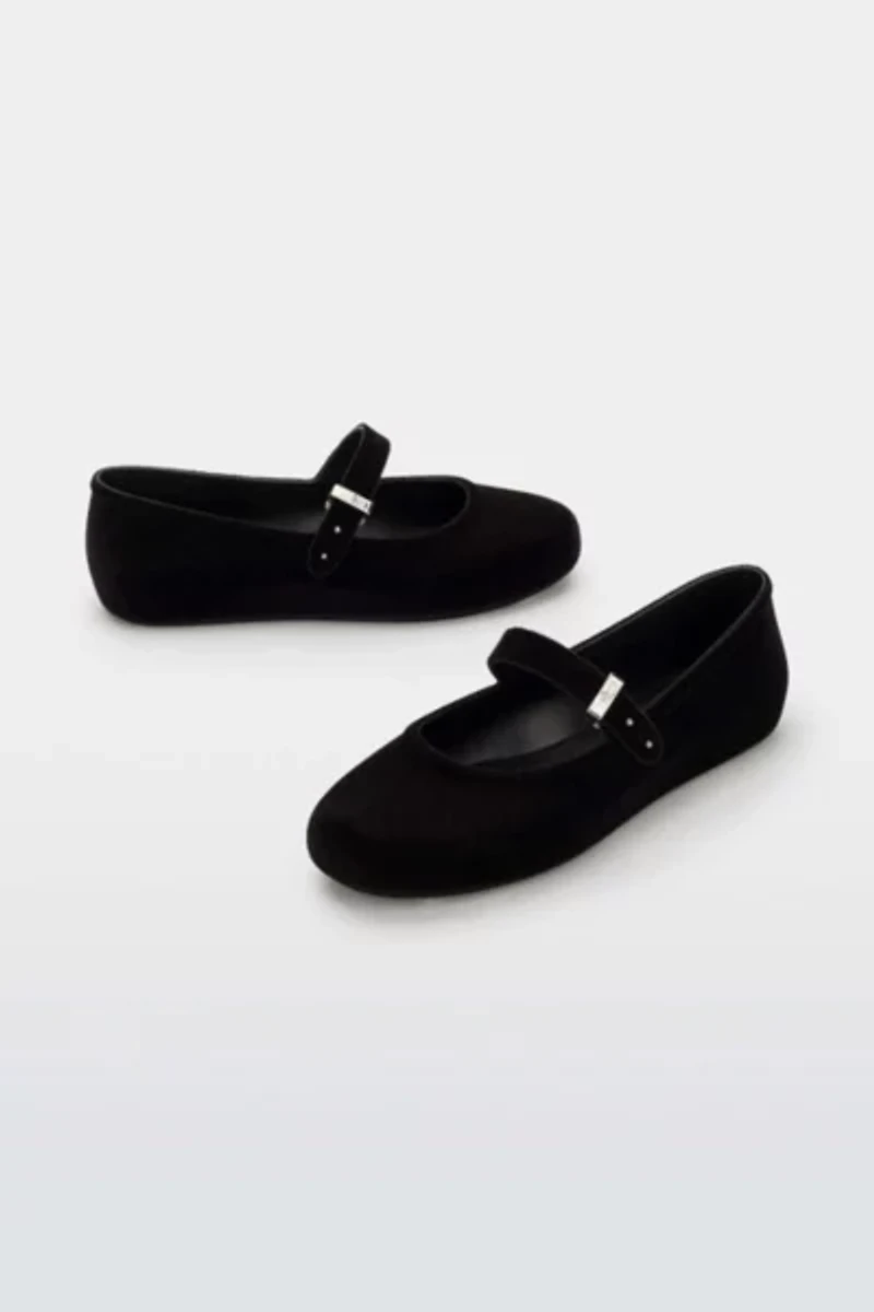 Melissa Soft Velvet II Ballerina Flat