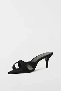 Schutz Hilda Suede Mule Heel