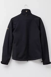 Vintage 1990s Columbia Titanium Technical Full Zip Black Gray Fleece