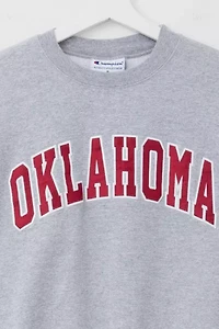 Vintage Y2K Oklahoma Champion Spell Out Crewneck Sweatshirt