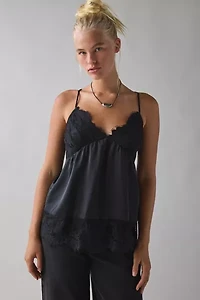 UO Faye Eyelash Lace Trim Cami
