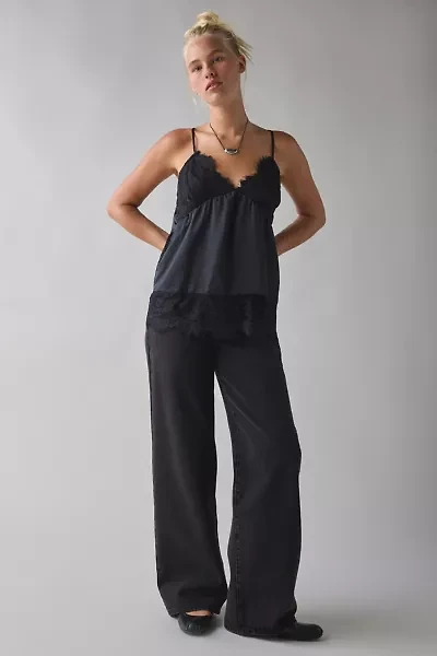 UO Faye Eyelash Lace Trim Cami