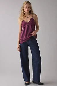 UO Faye Eyelash Lace Trim Cami