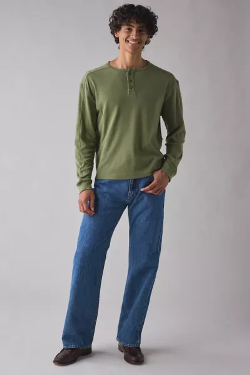 Standard Cloth Toro Henley Long Sleeve Tee